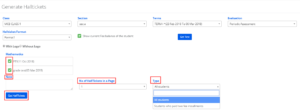 How do I download my hall ticket through AMS