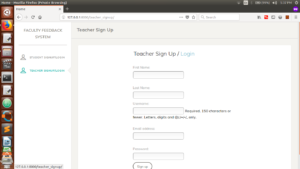 Is there a feedback option for courses or faculty on the portal